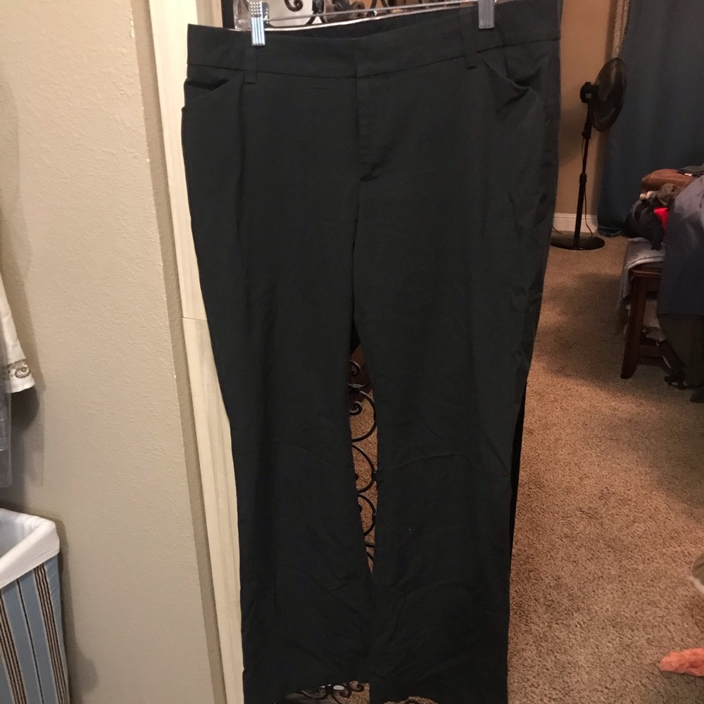 Gap size 14R curvy stretch black dress pants